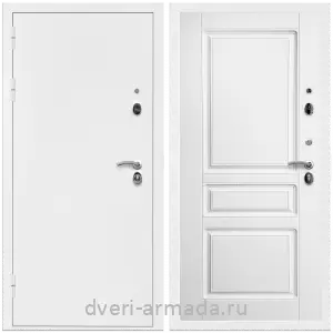 Антивандальные для квартир, Дверь входная Армада Оптима Белая шагрень / МДФ 16 мм ФЛ-243 Ясень белый