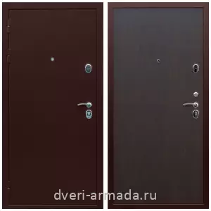 Входные двери лофт, Недорогая дверь входная Армада Люкс Антик медь / МДФ 6 мм ПЭ Венге