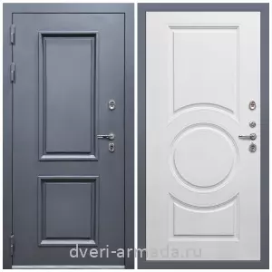 Тамбурные двери, Дверь входная уличная в дом Армада Корса / МДФ 16 мм МС-100 Белый матовый