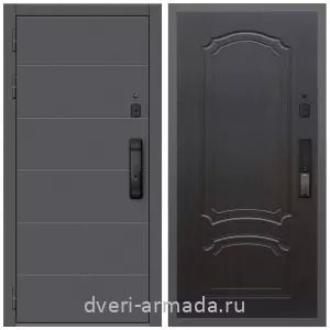 Красивые входные двери, Дверь входная Армада Роуд МДФ 10 мм Kaadas K9 / МДФ 6 мм ФЛ-140 Венге