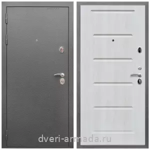 Одностворчатые входные двери, Дверь входная Армада Оптима Антик серебро / МДФ 16 мм ФЛ-39 Дуб Филадельфия крем