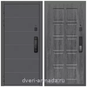 Красивые входные двери, Дверь входная Армада Роуд МДФ 10 мм Kaadas K9 / МДФ 10 мм ФЛ-38 Дуб Филадельфия графит