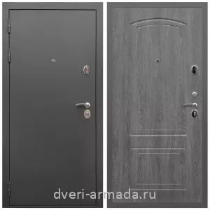 Глухие, Глухая металлическая дверь входная Армада Гарант / МДФ 6 мм ФЛ-138 Дуб Филадельфия графит