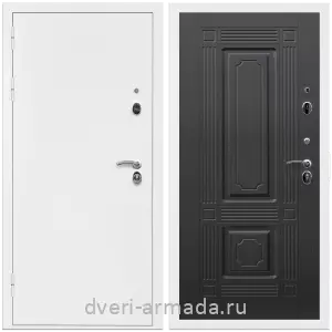 Входные металлические двери в Московской области, Дверь входная Армада Оптима Белая шагрень / МДФ 16 мм ФЛ-2 Венге