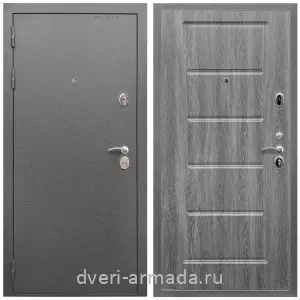 Входные двери Верона, Дверь входная Армада Оптима Антик серебро / МДФ 16 мм ФЛ-39 Дуб Филадельфия графит