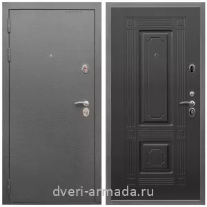 Входные двери Верона, Дверь входная Армада Оптима Антик серебро / МДФ 6 мм ФЛ-2 Венге