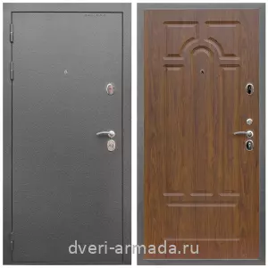 Входные двери МДФ для офиса, Дверь входная Армада Оптима Антик серебро / МДФ 16 мм ФЛ-58 Морёная береза