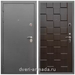 Антивандальные для квартир, Дверь входная Армада Оптима Антик серебро / МДФ 16 мм ОЛ-39 Эковенге
