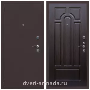 Входные двери 960х2050, Дверь входная Армада Комфорт Антик медь / МДФ 16 мм ФЛ-58 Венге