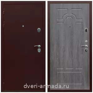 Современные входные двери, Дверь входная железная Армада Люкс Антик медь / МДФ 6 мм ФЛ-58 Дуб Филадельфия графит на заказ в квартиру