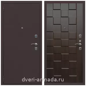 C порошковой окраской, Дверь входная Армада Комфорт Антик медь / МДФ 16 мм ОЛ-39 Эковенге