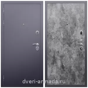 МДФ гладкая, Дверь входная металлическая взломостойкая Армада Люкс Антик серебро / МДФ 6 мм ПЭ Цемент темный
