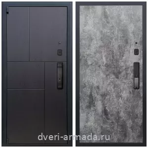 Красивые входные двери, Дверь входная Армада Бастион МДФ 16 мм Kaadas K9 / МДФ 6 мм ПЭ Цемент темный