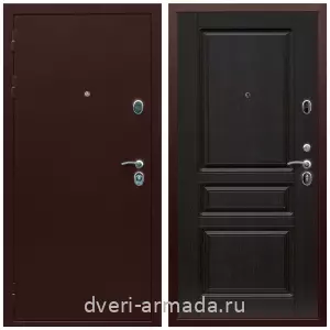 Красивые входные двери, Дверь входная Армада Люкс Антик медь / МДФ 16 мм ФЛ-243 Венге